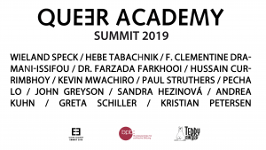 Queer Academy Summit 2019 Ankündigung